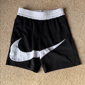 Nike Black Shorts with White Swoosh-small